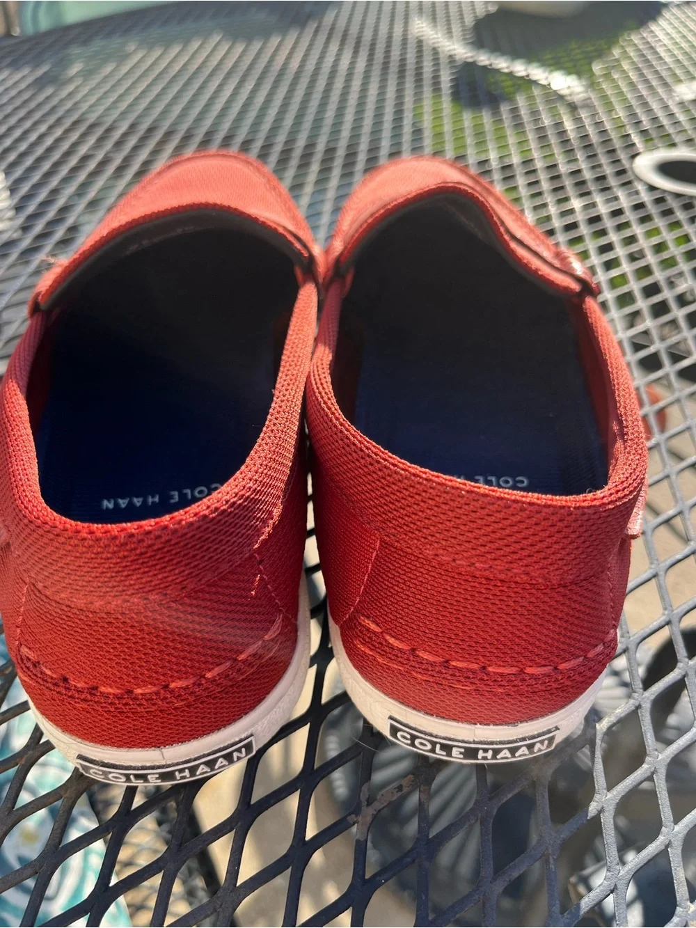 Cole Haan Canvas/Leather Loafers